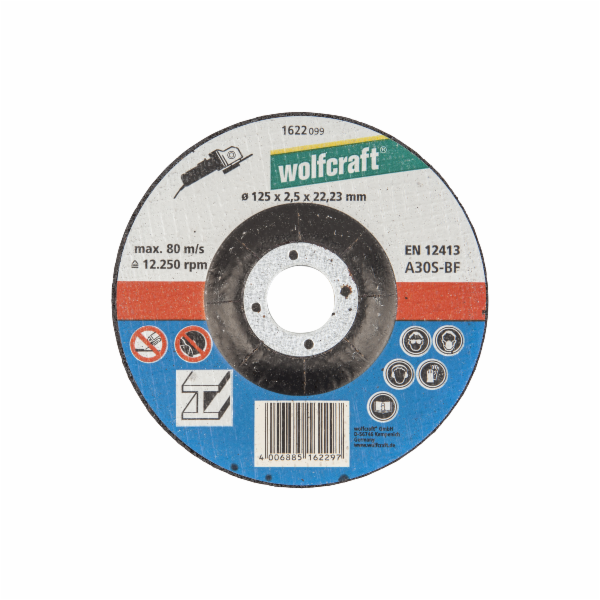 Wolfcraft řez.kotouč, pr.125mm, 2,5mm 1622099