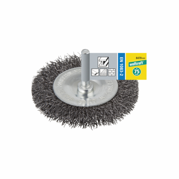 Wolfcraft kotouč drát.kartáč 6 mm stopka 8470000