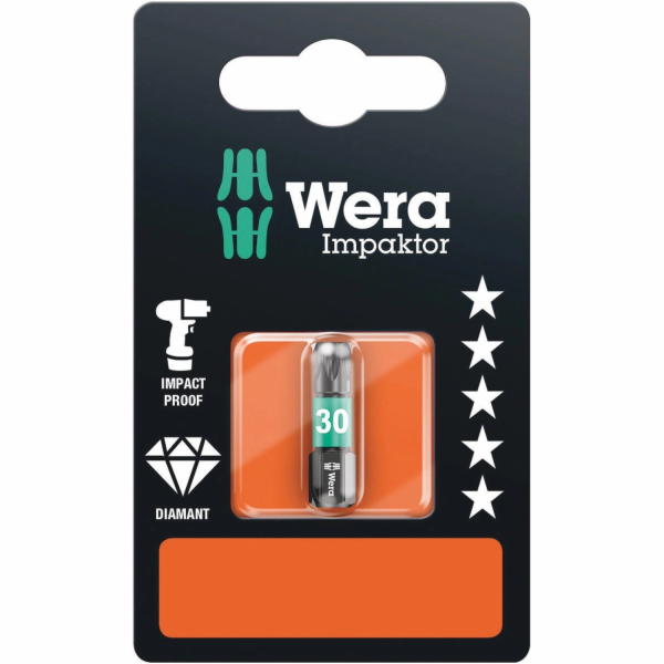 Wera Diamantový vrták TX30 x 25 mm s rázovým upínačem 867/1