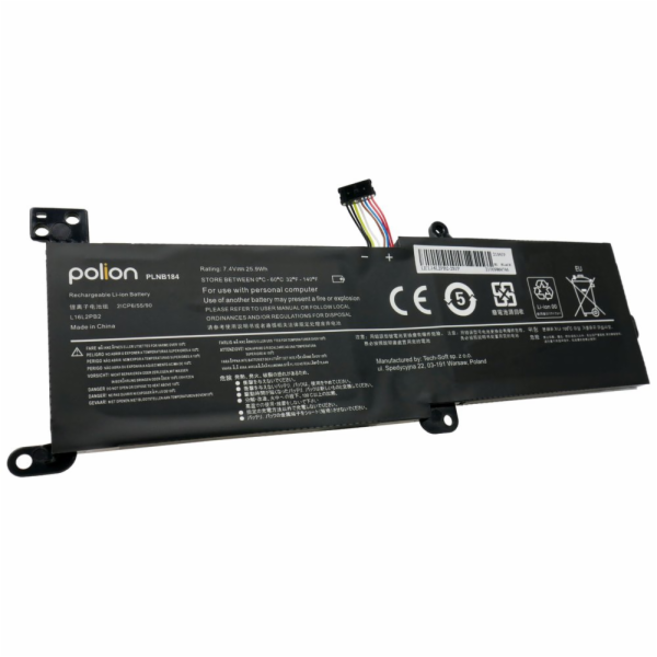TRX baterie Polion PLNB184/ 7.4V/ 3500 mAh/ Li-Ion/ L16M2...