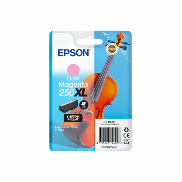 Epson 250XL - 10 ml - XL - svetlá fialová - originální - ...