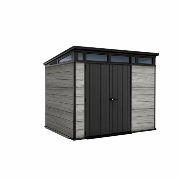 Zahradní domek Keter PENT Signature 9x7 Storm Grey, s pod...