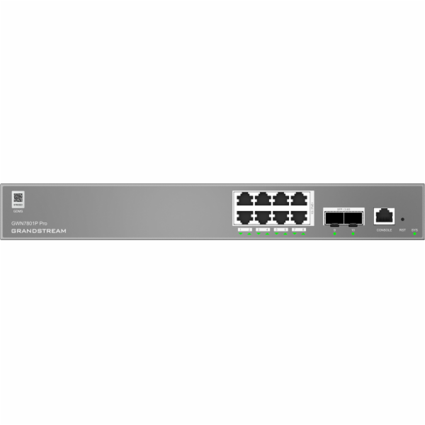Grandstream GWN7801P Pro L2++, Managed switch, 8x 1Gb RJ4...