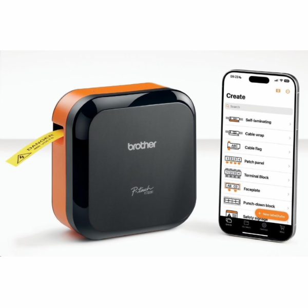Brother PT-E720BTZ1 tiskárna štítků CUBE Pro Bluetooth, p...