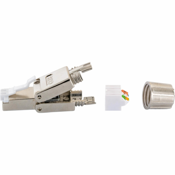 Schwaiger ® Cat8.1 síťový konektor - STP kovový, 1 kus RJ45