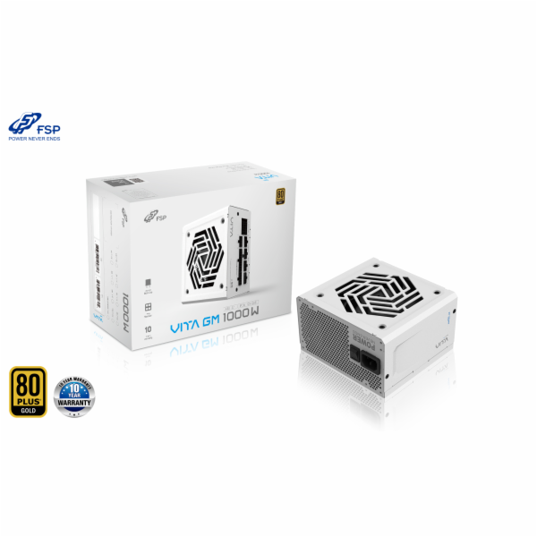 FSP VITA GM White/1000W/ATX 3.1/80PLUS Gold/Modular/Retail