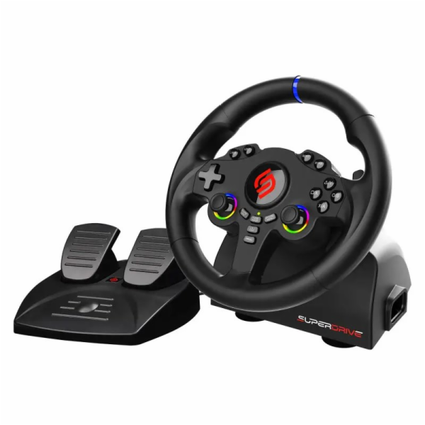 SUPERDRIVE Sada volantu a pedálů 220 RS-5/ PS5/ PC