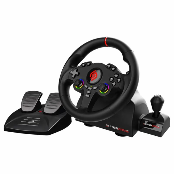 SUPERDRIVE Sada volantu a pedálů 220 RS-X/ PS4/ Xbox One/...