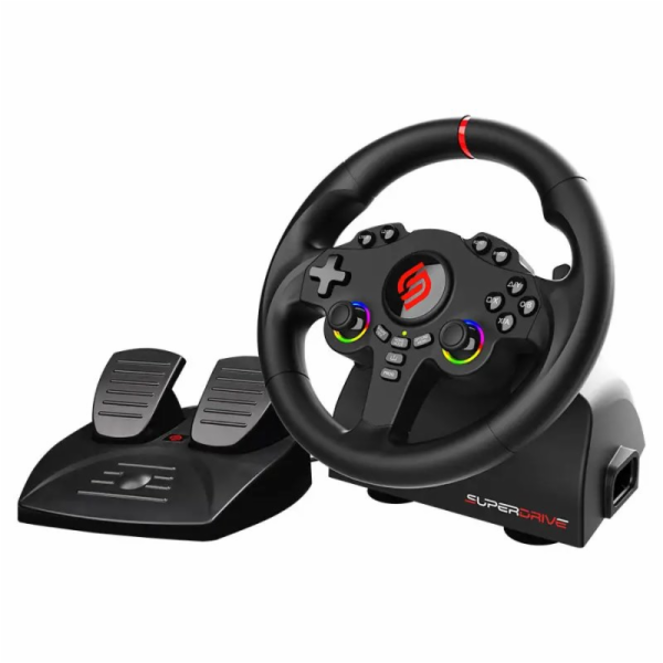 SUPERDRIVE Sada volantu a pedálů 220 RS/ PS4/ Xbox One/ S...