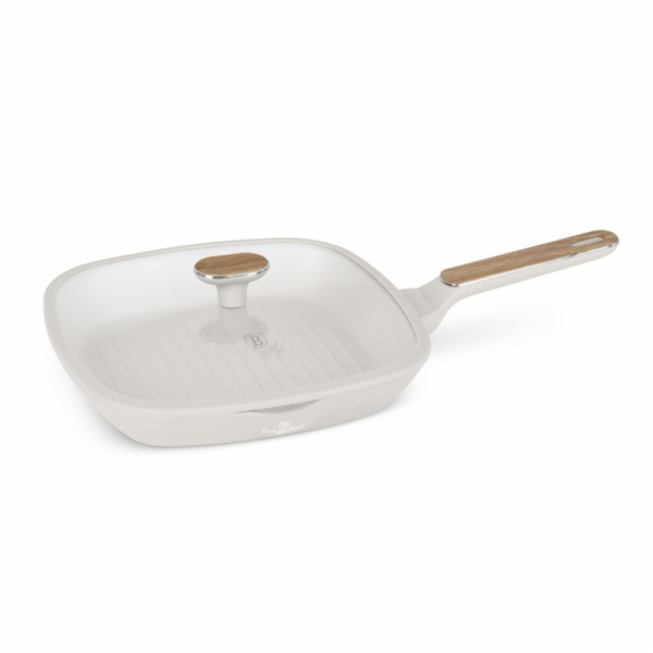 Grilovací pánev s titanovým povrchem a poklicí 28 cm Saha...