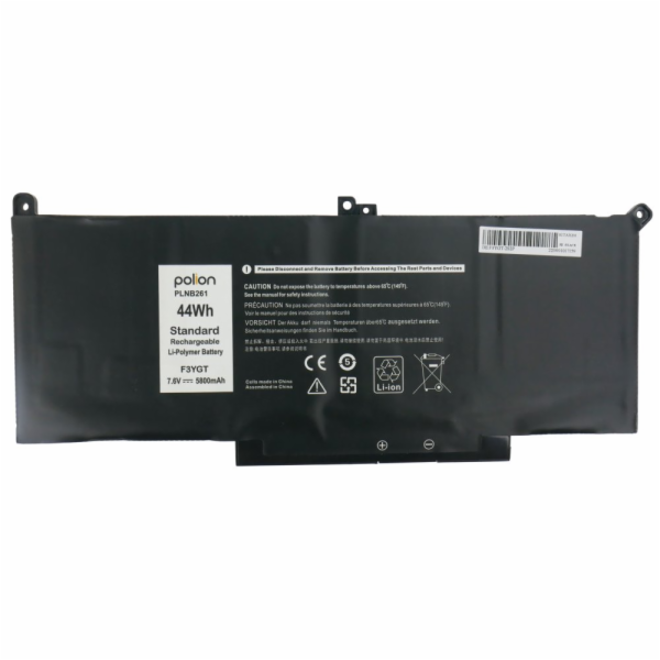 TRX Baterie Polion F3YGT pro notebooky DELL 451-BBYE Lati...