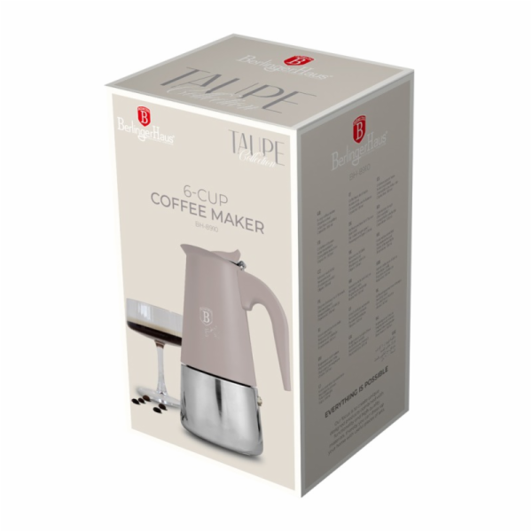 Kávovar 6 šálků indukční Taupe Collection BH-8910