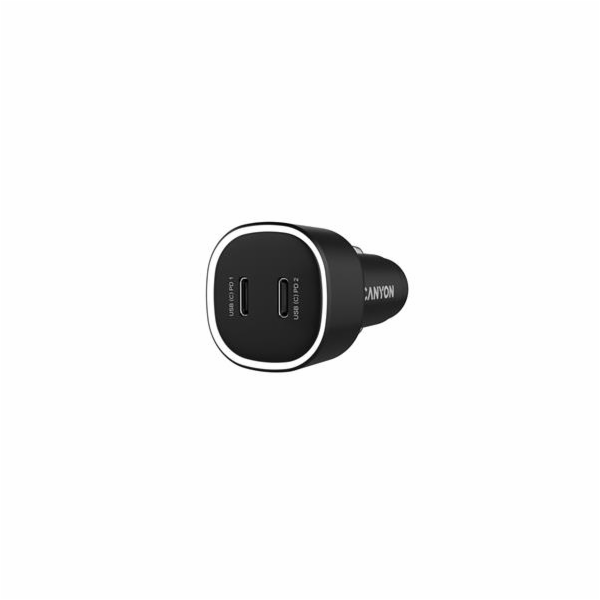CANYON car charger OnDrive 60 PD 60W 2xUSB-C Black