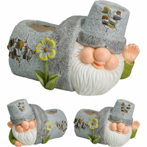 Zahradní dekorace květináč trpaslík 30 x 20 x 21 cm levá ...