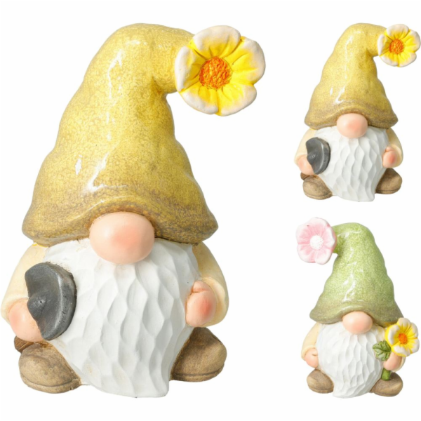 Zahradní dekorace trpaslík 31 cm zelená KO-795250700zele