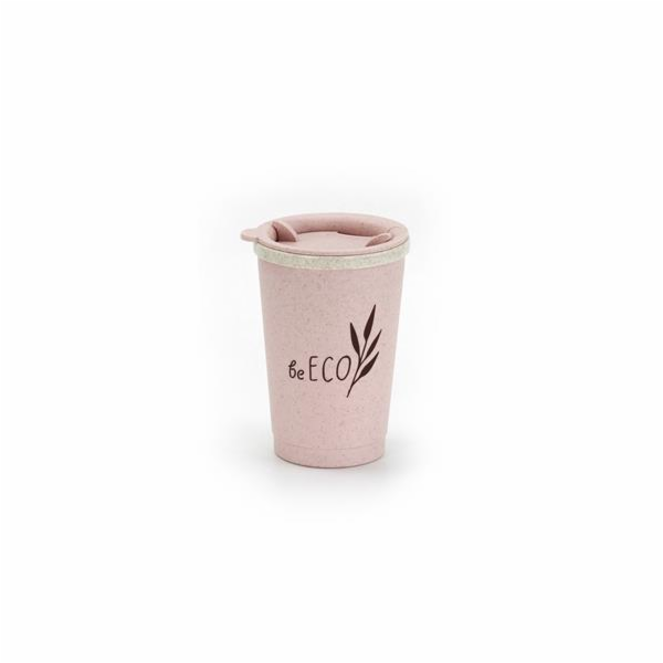 Eko kelímek G21 beECO Espresso 280 ml, růžový