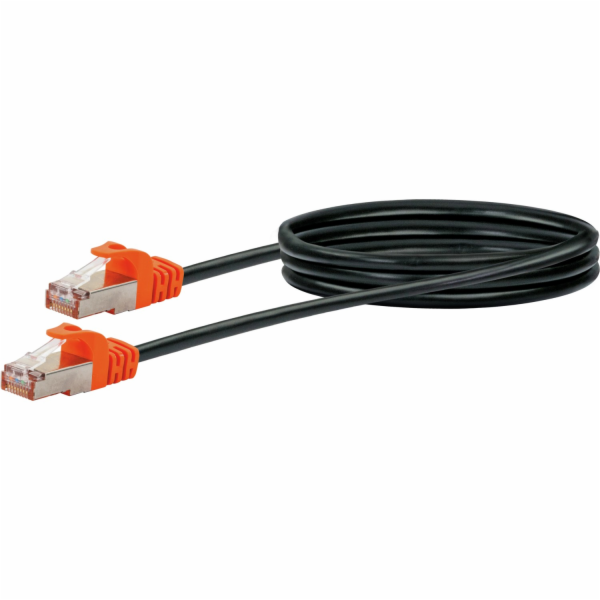 Síťový kabel Schwaiger S/FTP CAT 7 černý 2 m