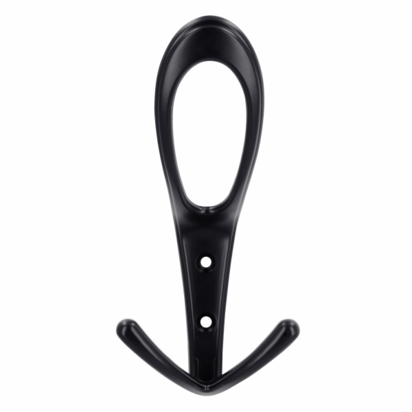 Háček na klobouky Siro 1653 kovový, hladký, černý matný, ...