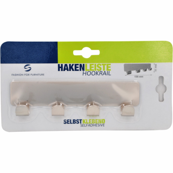 Háčkovací pásek Siro 2178, kovový, niklová barva, matný, ...