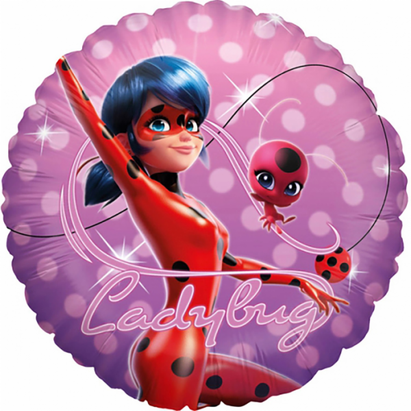Fóliový balónek Party Factory Miraculous kulatý O 45 cm s...