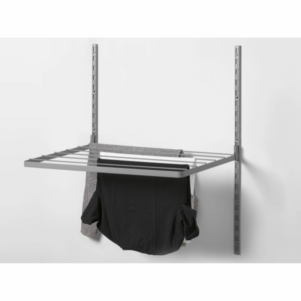 Kovový věšák na oblečení 80 cm x 40 cm stříbrný