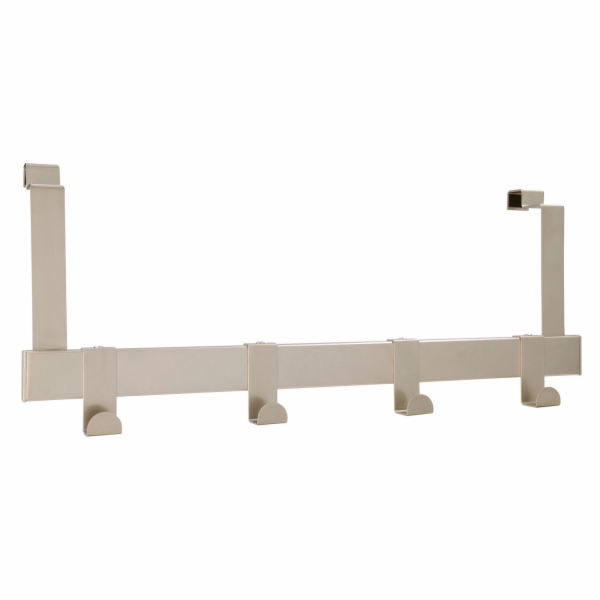 Šatní skříň Siro 2569 matný nikl, délka 404 mm, 4 háčky