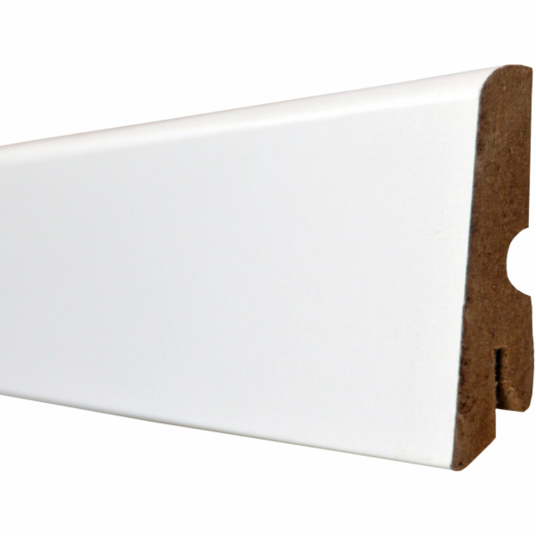 Soklová lišta bílá 58 mm x 16 mm délka 2500 mm