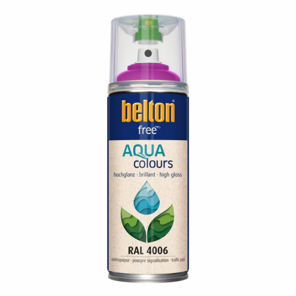 Barevná barva Belton Free AQUAcolours RAL 4006, dopravní ...