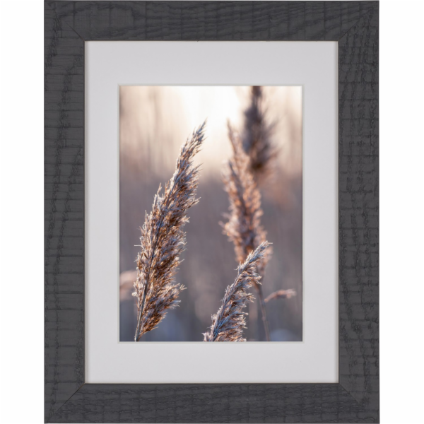 Dřevěný fotorámeček FSC černý 18 cm x 24 cm