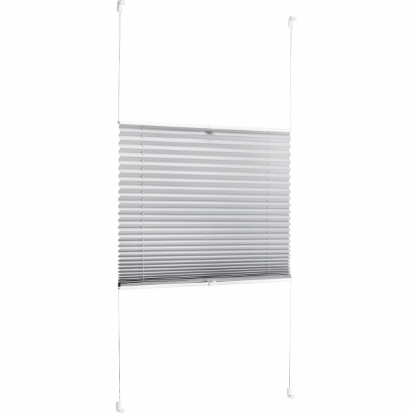 Termo plisovaná roleta Toledo 60 cm x 130 cm světle šedá