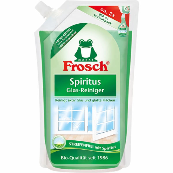 Náhradní náplň čističe skla Frosch Spirit 950ml
