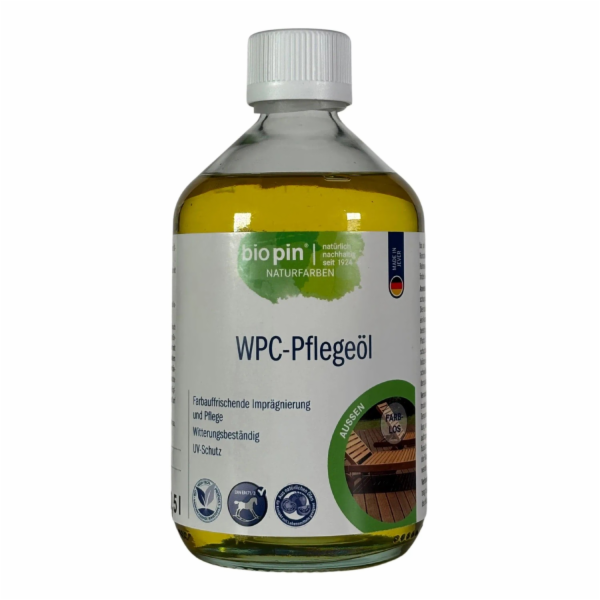 Biopin WPC olej bezbarvý 0,5 l