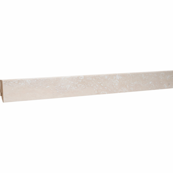 Travertinová soklová lišta 58 mm x 19 mm, délka 2400 mm