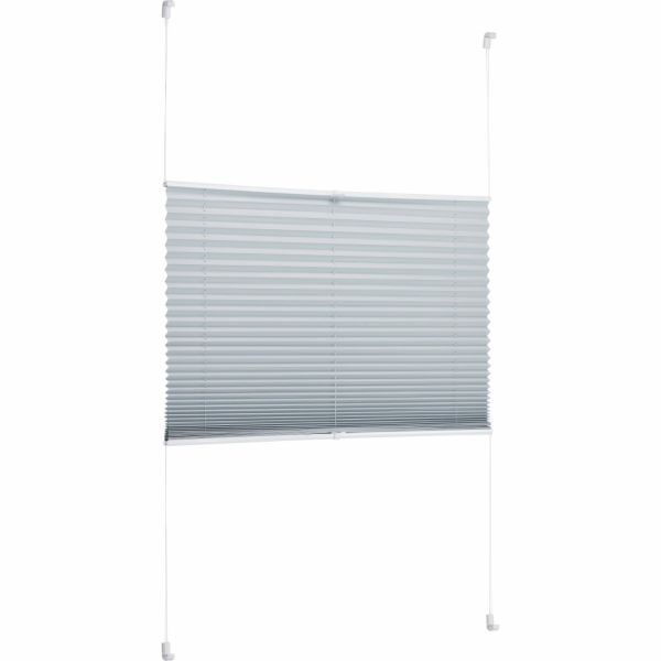 Termo plisovaná roleta Toledo 90 cm x 130 cm světle šedá