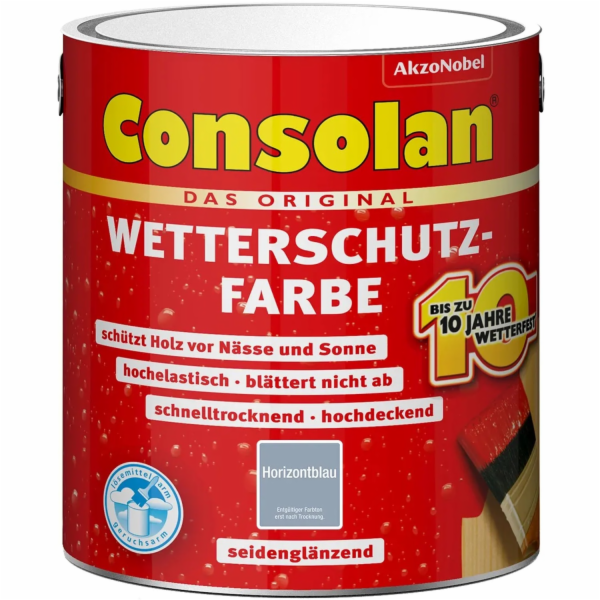 Consolan Povětrnostně odolná barva Horizon Blue Silk Glos...