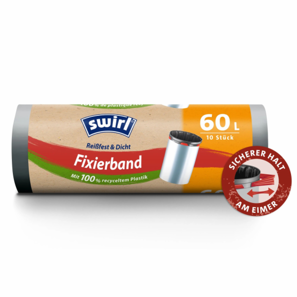 Swirl® Fixing Tape Pytle na odpadky 60 l 10 kusů