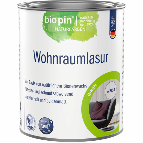 Biopin interiérový lak bílý 375 ml