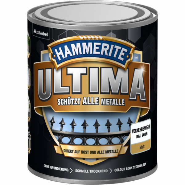 Hammerite Ultima Premium ochranná barva na kov, matná, do...
