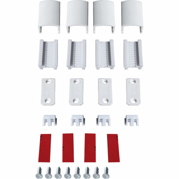 Montážní sada napínacích skládacích žaluzií Valeria