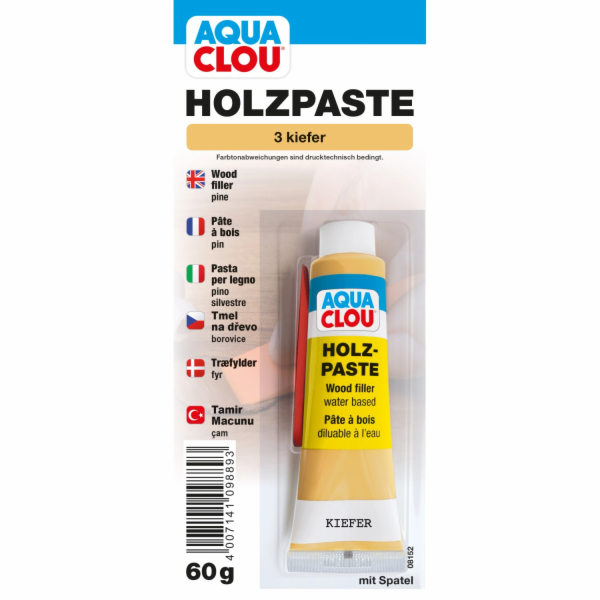 Clou pasta na dřevo na vodní bázi, borovice, 60 g