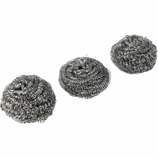 Nerezové kartáče na hrnce, 3 kusy