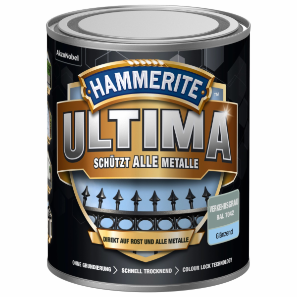 Hammerite Ultima Premium ochranná barva na kov, lesklá, d...