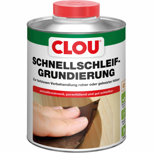 Rychleschnoucí brusný základ Clou Transparent 750 ml