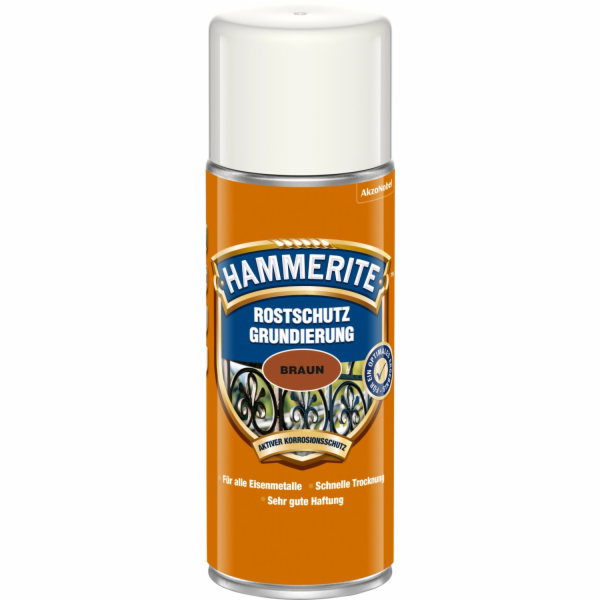 Základní nátěr Hammerite na ochranu proti rzi hnědý 400 ml