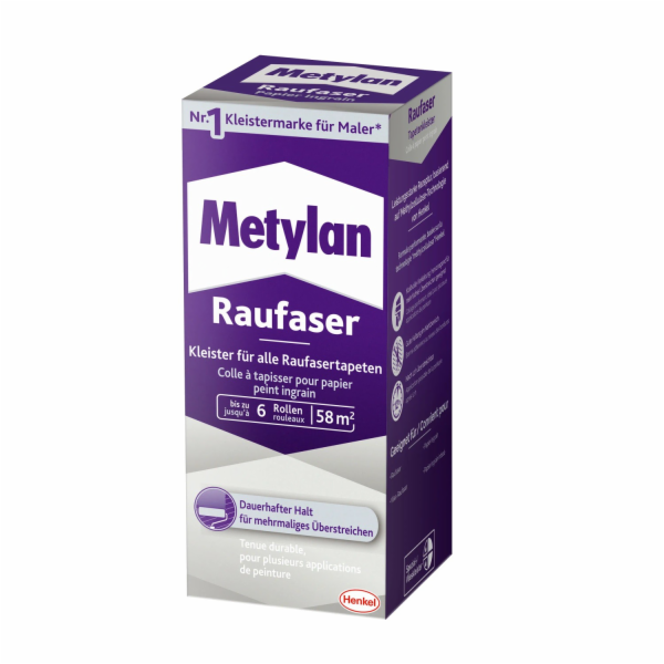 Tapetová pasta Metylan na dřevěné štěpkové tapety, balení...