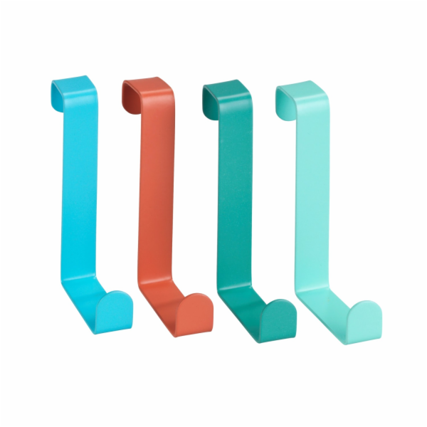 Háčky na kabáty Wenko na dveře, různé barvy, sada 4 kusů