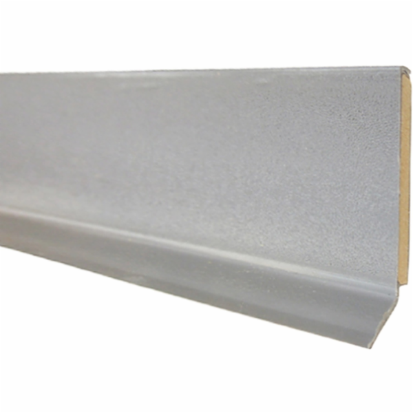 Soklová lišta s jádrem 60 RAL 7042 Šedá 15 mm x 60 mm Dél...