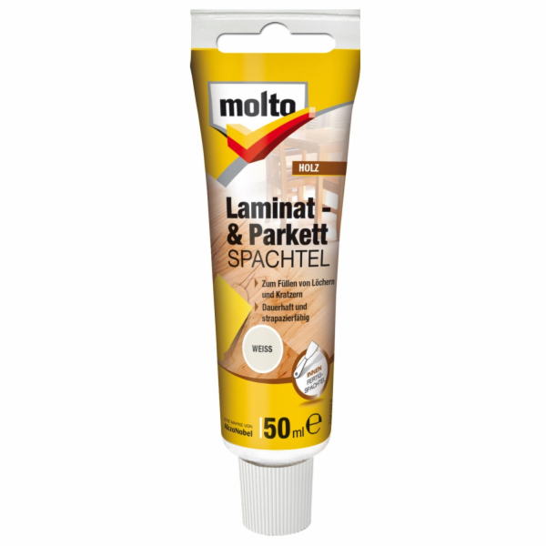 Molto plnič na laminát a parkety bílý 50 ml
