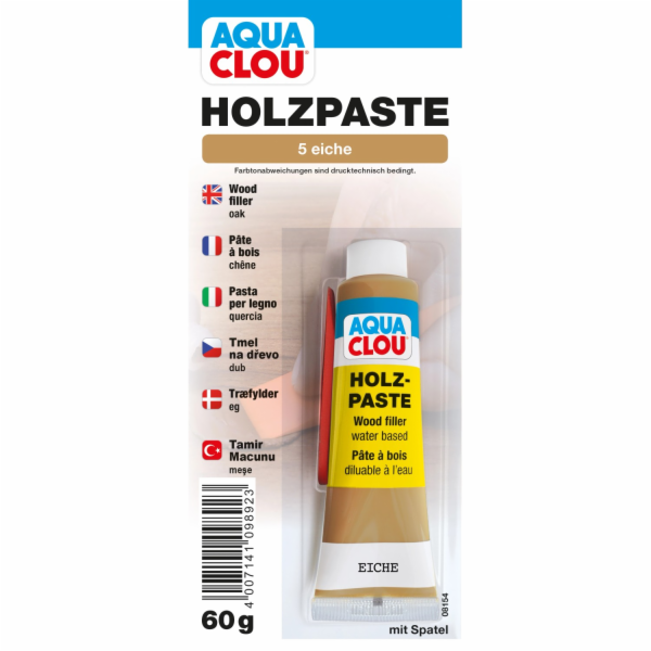 Clou pasta na dřevo na vodní bázi, dub, 60 g