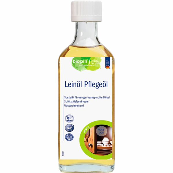 Biopin Exclusive Lněný olej - pečující olej, transparentn...